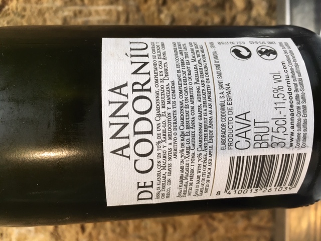 Cava ANNA CODORNIU (37 cl.)