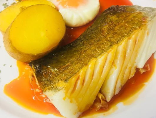 lomo de Bacalao al ajo-arriero