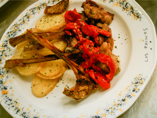 Chuletillas de lechazo a la plancha